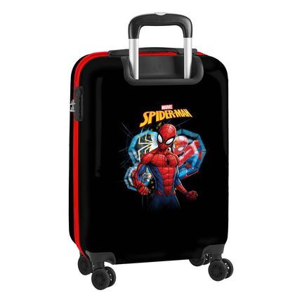 Koffer für die Kabine Spiderman Hero Schwarz 20'' 34,5 x 55 x 20 cm