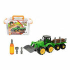 Konstruktionsspiel Colorbaby Traktor Gelb grün