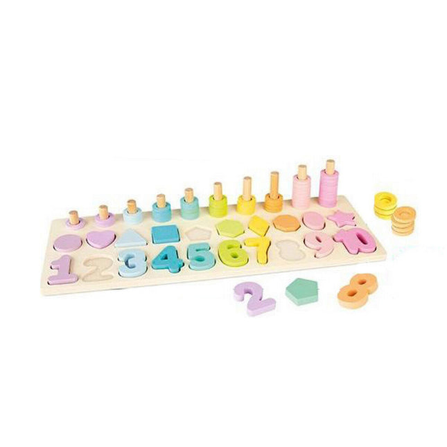 Kinderpuzzle Colorbaby Geometrische Formen Zahlen