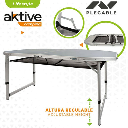 Tisch Aktive Biegsam Camping 149 x 71,5 x 80 cm