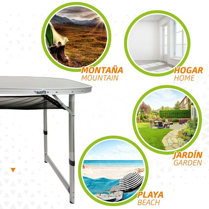Tisch Aktive Biegsam Camping 149 x 71,5 x 80 cm