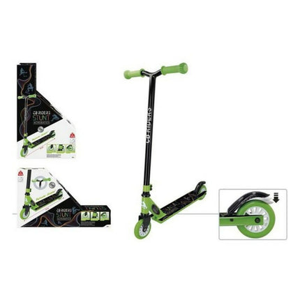 Scooter CB Riders Stunt Acrobatics Schwarz/Grün (61 x 37 x 80 cm)
