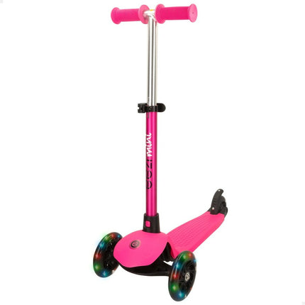 Scooter Eezi Rosa LED-Lichter Aluminium Polyurethan