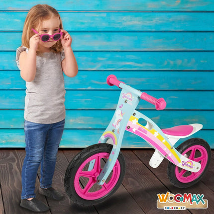 Kinderfahrrad Woomax 12" Einhorn Ohne Pedale