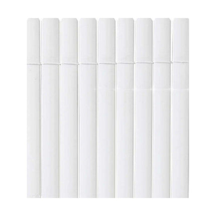 Hecke Nortene Plasticane Oval 1 x 3 m Weiß PVC