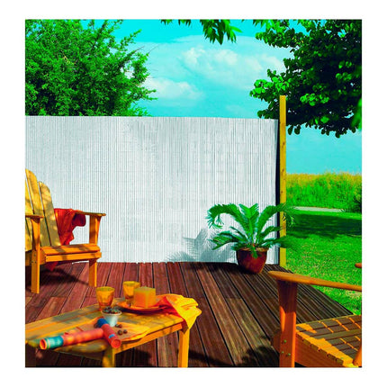 Hecke Nortene Plasticane Oval 1 x 3 m Weiß PVC