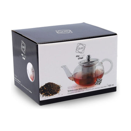 Teekanne Quid Serenia Durchsichtig Edelstahl Glas (0,7L) (0,7L)