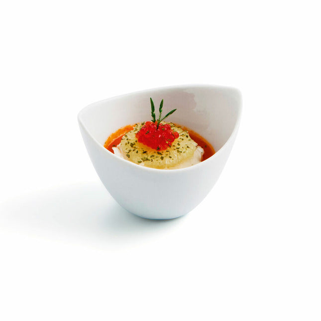 Schüssel Quid Gastro Fun Aperitif aus Keramik Weiß 9 x 6 cm (12 Stück)