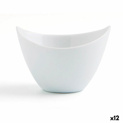 Schüssel Quid Gastro Fun Aperitif aus Keramik Weiß 9 x 6 cm (12 Stück)