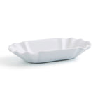 Tablett für Snacks Quid Gastro Fun aus Keramik Weiß (20,5 x 11 x 3,5 cm) (Pack 12x)