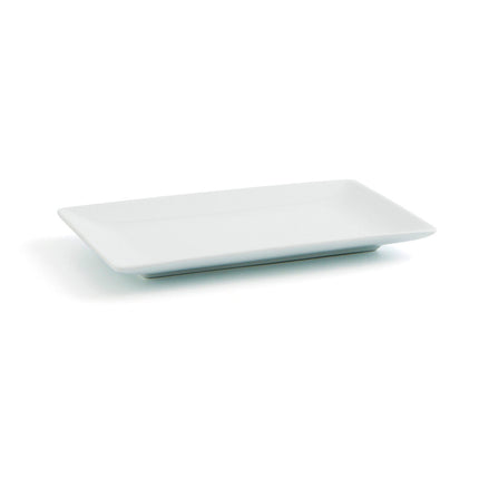 Teller Quid Gastro Fun klein aus Keramik Weiß (16,5 x 9,5 x 2 cm) (Pack 6x)