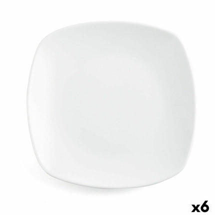 Dessertteller Quid Novo Vinci aus Keramik Weiß (19 cm) (Pack 6x)