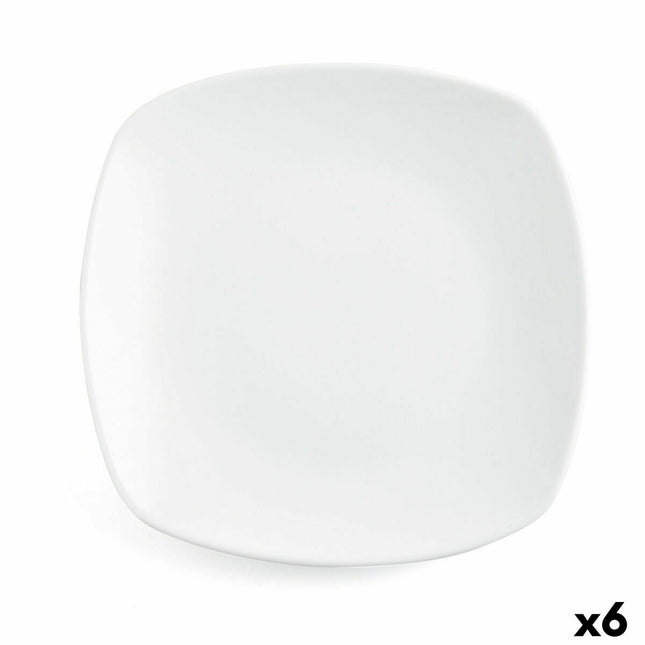 Dessertteller Quid Novo Vinci aus Keramik Weiß (19 cm) (Pack 6x)