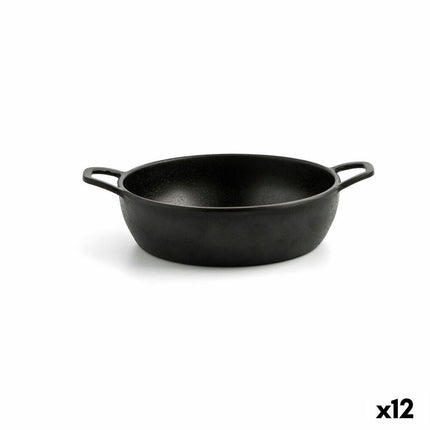 Kuchenplatte Quid Mar de Viento 16 x 12 x 4 cm Schwarz Kunststoff (Pack 12x)