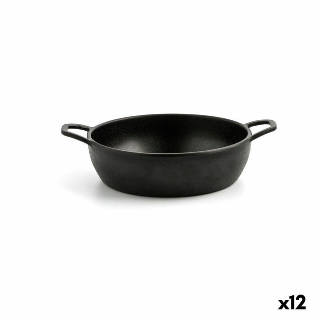 Kuchenplatte Quid Mar de Viento 16 x 12 x 4 cm Schwarz Kunststoff (Pack 12x)