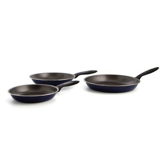 Pfannen-Set Quid Nuit Blau Metall Verzinkter Stahl (3 pcs)