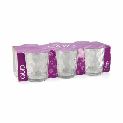 Gläserset Quid Kata Durchsichtig Glas (260 ml) (6 Stück)