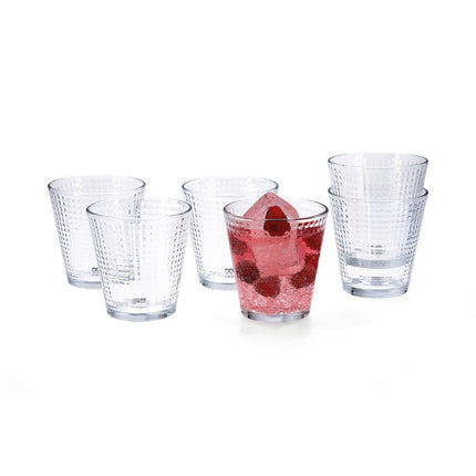 Gläserset Quid Durchsichtig Glas (250 ml) (6 Stück)
