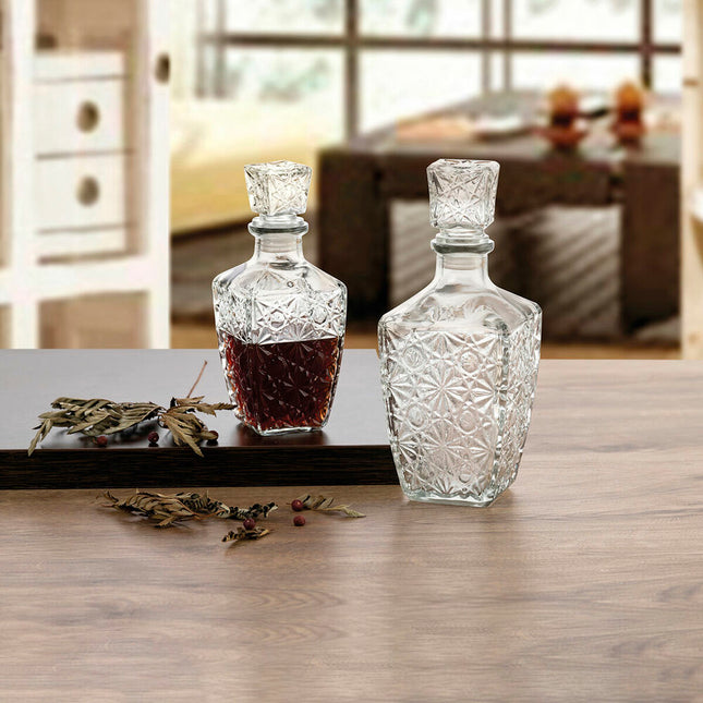 Whiskyflasche Quid Renova zweifarbig Glas 500 ml
