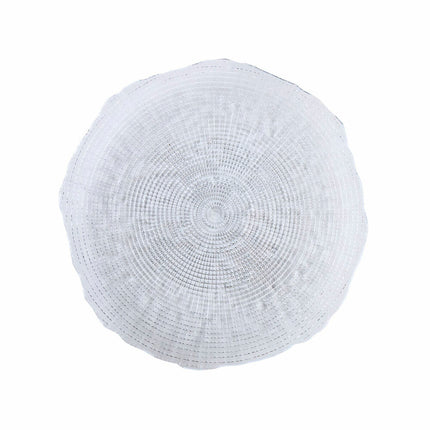 Flad plade Quid Boreal Durchsichtig Glas Ø 28 cm (6 Stück) (Pack 6x)