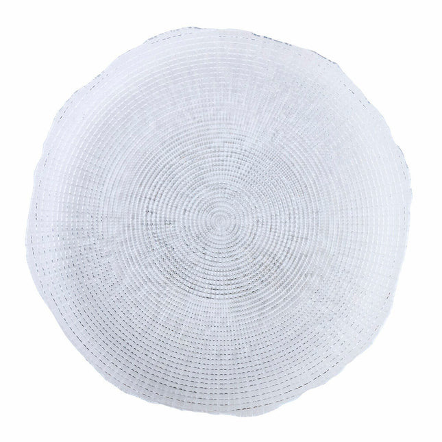 Flacher Teller Quid Boreal Glas (Ø 32 cm) (Pack 6x)