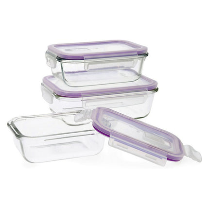 Lunchbox-Set Quid Frost (3 pcs) Kristall (0,37 - 0,64 - 1,04 l)