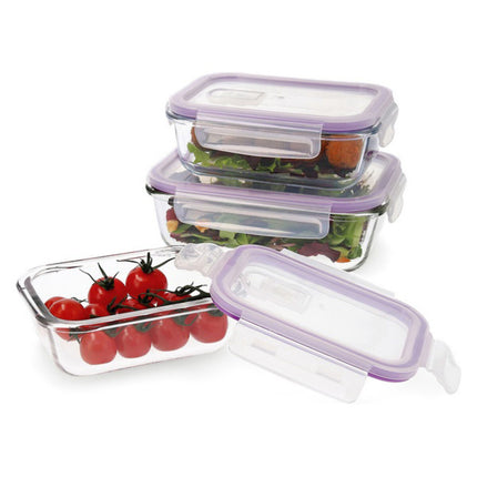 Lunchbox-Set Quid Frost (3 pcs) Kristall (0,37 - 0,64 - 1,04 l)
