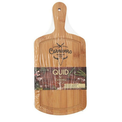 Schneidebrett Quid Carnivoro Braun Holz Stahl 35 x 16 x 2 cm