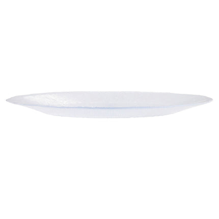 Flad plade Quid Lonja Durchsichtig Glas (Ø 32,7 cm) (6 Stück) (Pack 6x)