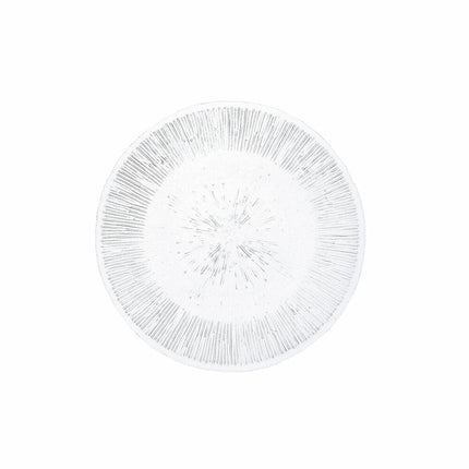 Flad plade Quid Lonja Durchsichtig Glas (Ø 21 cm) (Pack 6x)