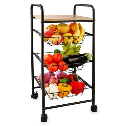 Gemüsewagen Quid Square Metall (34 x 34 x 76 cm)