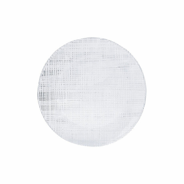 Flacher Teller Bidasoa Ikonic Durchsichtig Glas (ø 21,5 cm) (Pack 6x)