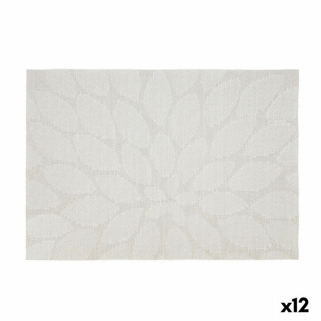 Untersetzer Bidasoa Ikonic Grau PVC (45 x 30 cm) (Pack 12x)