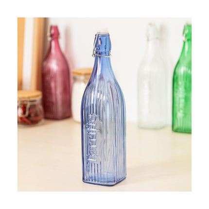 Flasche Quid Viba Blau Glas (1 L)