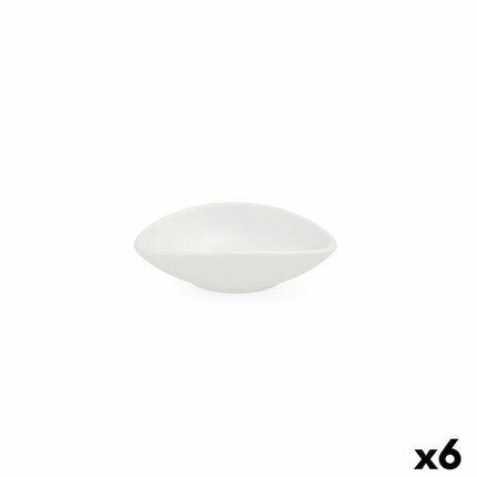 Schüssel Quid Select Weiß Kunststoff (13 x 11 x 3,5 cm) (6 Stück)