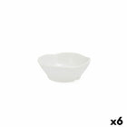 Schüssel Quid Select Weiß Kunststoff (12,5 x 12,5 x 4,5 cm) (6 Stück)