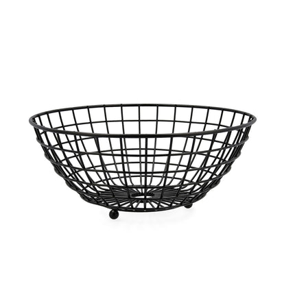 Obstschale Quid Ebano Metall (28 x 11,5 cm)