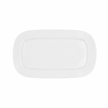 Kochschüssel Bidasoa Glacial aus Keramik Weiß (31 x 18 cm) (Pack 6x)