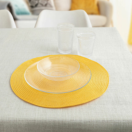 Platzset Quid Vita Gelb Kunststoff (38 cm) (Pack 12x)