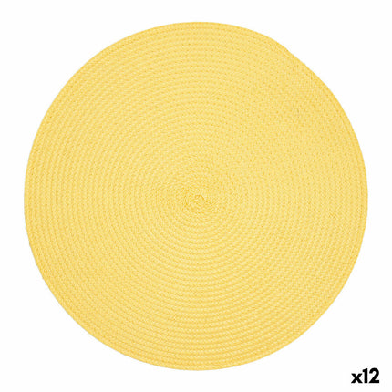 Platzset Quid Vita Gelb Kunststoff (38 cm) (Pack 12x)