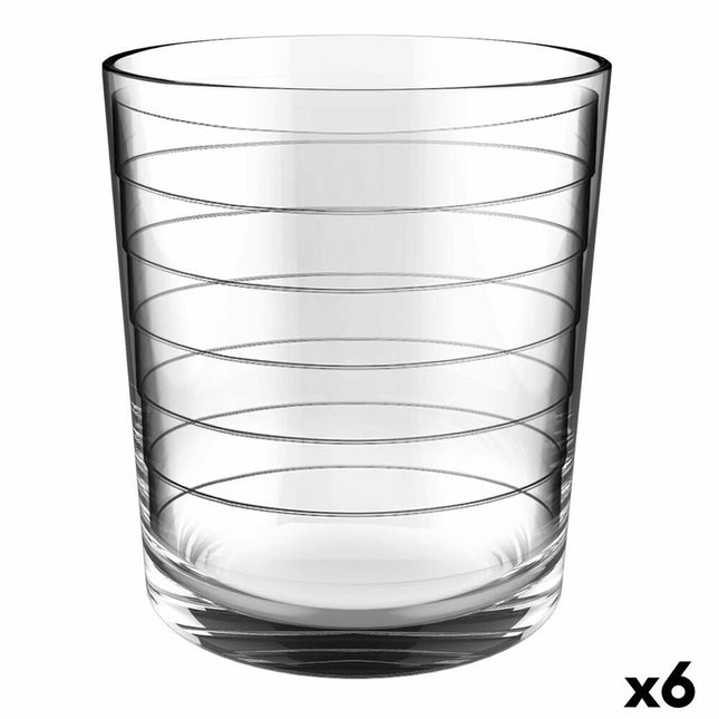 Becher Quid Urban Ring Durchsichtig Glas (36 cl) (Pack 6x)