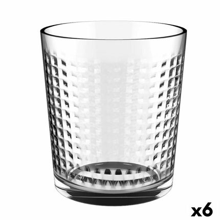 Becher Quid Urban Square Durchsichtig Glas (36 cl) (Pack 6x)