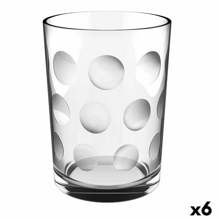 Becher Quid Urban Circles Durchsichtig Glas (36 cl) (Pack 6x)