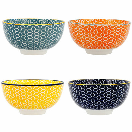 Schalenset Quid Pippa Aperitif aus Keramik Bunt (11 cm) (4 Stück)