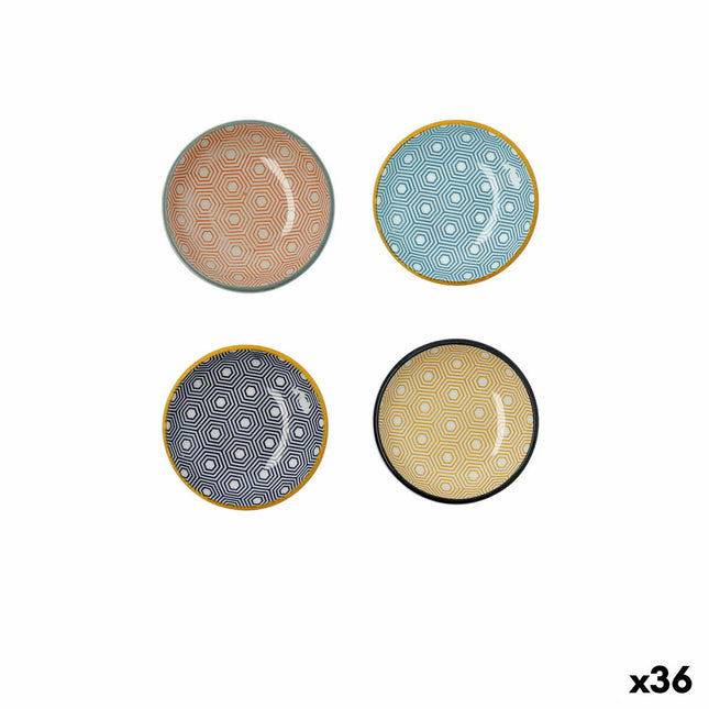 Teller Quid Pippa aus Keramik Bunt (9 cm) (Pack 36x)