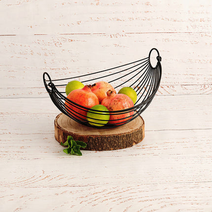 Obstschale Quid Metall