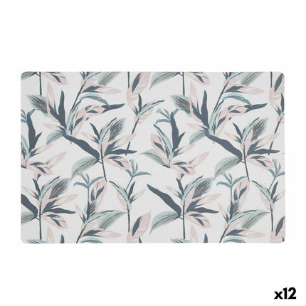 Untersetzer Quid Habitat Blumenfeld Kunststoff Bunt (43 x 28 cm) (Pack 12x)