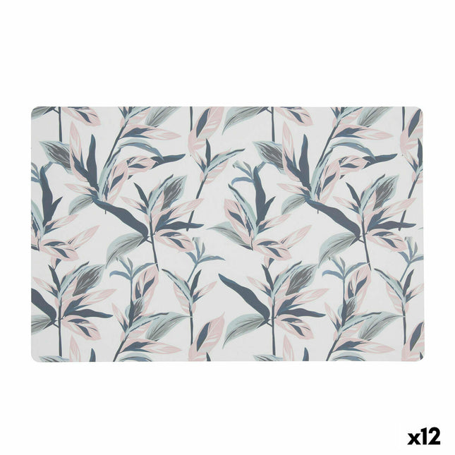Untersetzer Quid Habitat Blumenfeld Kunststoff Bunt (43 x 28 cm) (Pack 12x)
