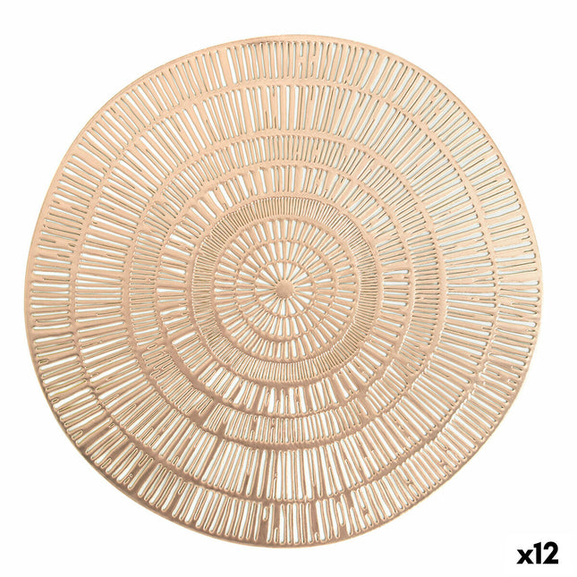 Platzset Quid Habitat Spirale Gold 38 cm (Pack 12x)