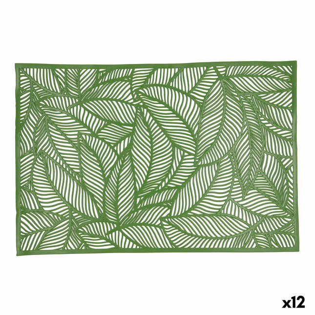 Untersetzer Quid Habitat grün Textil (30 x 45 cm) (Pack 12x)